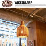 ACME FURNITURE WICKER LAMP 12,960yen